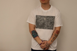 Abstract- White T-Shirt